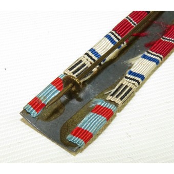 WW1 &WW2 ribbon bar with 6 medals and Iron cross 1914