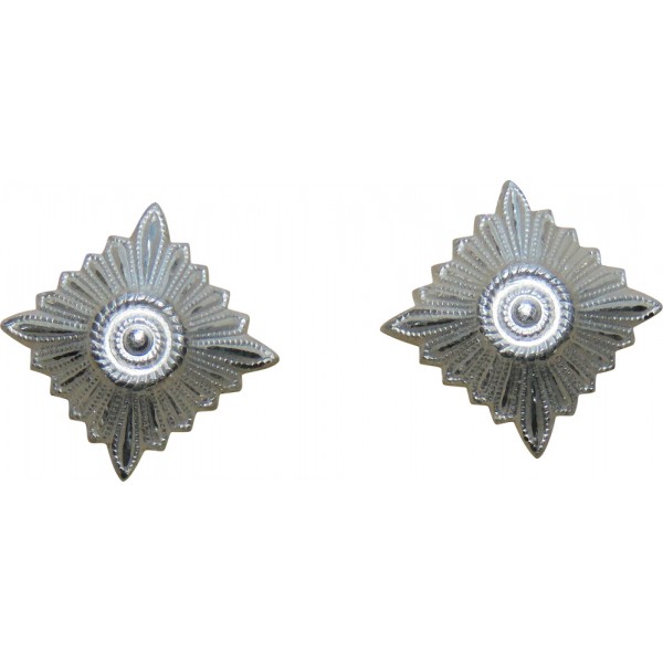12,5 mm SS-VT or Waffen SS collar tab aluminum rank pip. Overhoff ( OLC).