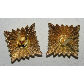14 mm Golden rank star for Wehrmacht or Waffen SS shoulder boards