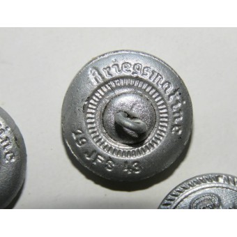 21mm Kriegsmarine buttons, silver painted for administration of Kriegsmarine. Espenlaub militaria