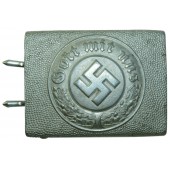 Aluminum police buckle of the Third Reich. C.T.D