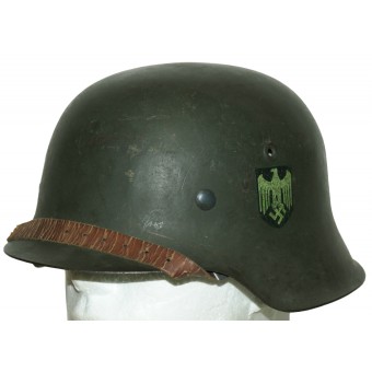 Wehrmacht M42 SD Steel helmet ckl66/2823. Espenlaub militaria