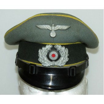 Wehrmacht NCOs Visor hat for signal troops. Espenlaub militaria