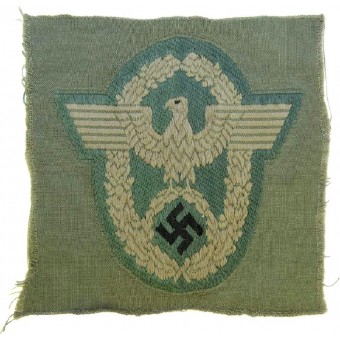 3rd Reich combat Polizei BeVo sleeve eagle. Espenlaub militaria