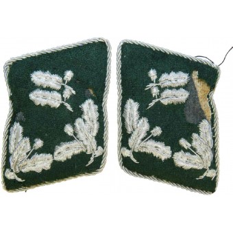 3rd Reich forester collartabs in rank Heeresrevierförster. Espenlaub militaria