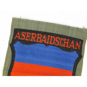 Aserbaidschan Azerbaijan volunteers in German army sleeve shield. Espenlaub militaria