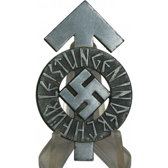 Hitlerjugend Leistungsabzeichen in Silber. Silver class HJ proficience badge. Espenlaub militaria