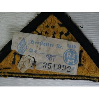 Hitlerjugend triangle patch with district name Sud-Baden. Espenlaub militaria