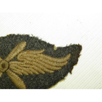 Luftwaffe tunic removed salty sleeve trade badge for Flying Personnel. Espenlaub militaria
