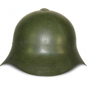 M 36, late war Khalhngolga steel helmet with history. Espenlaub militaria
