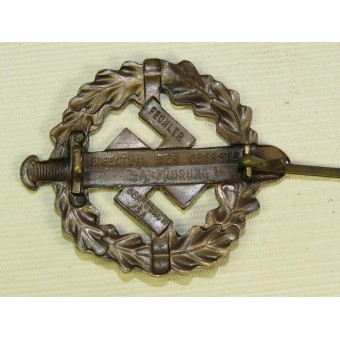SA-Wehrabzeichen in Bronze. Eigentum der obersten SA-Fuhrung. Espenlaub militaria