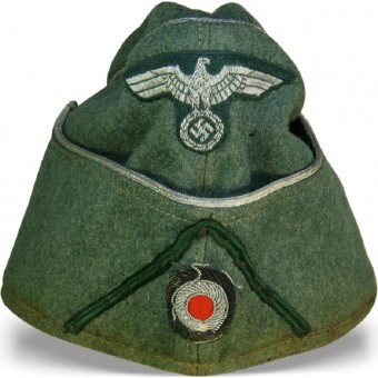 Side cap M 38 for Wehrmachtbeamte - Wehrmacht administration. Espenlaub militaria