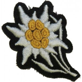 Waffen SS Edelweiss side patch for cap. Espenlaub militaria