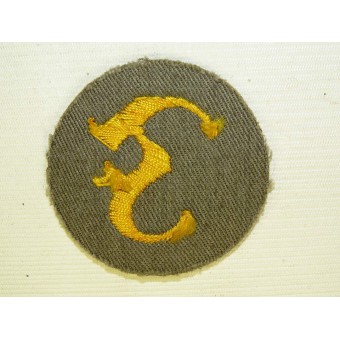 Wehrmacht Heer, Pyrotechnician trade/award arm patch. Espenlaub militaria