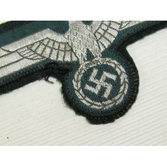 Wehrmacht heer, Waffenrock removed flatwire eagle. Espenlaub militaria