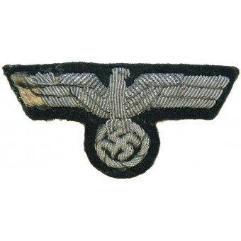 WH Bullion eagle for visor hat or other headgear. Espenlaub militaria