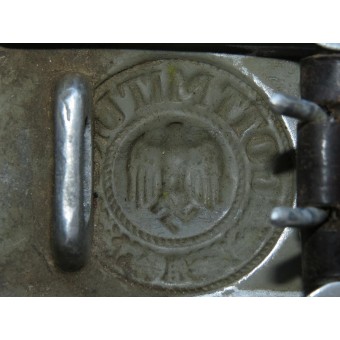 3rd Reich Heer Wehrmacht buckle, aluminum made.. Espenlaub militaria
