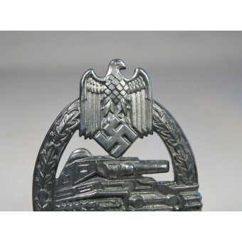 Panzer Assault Badge, Silver Grade, by Frank & Reif Stuttgart. Espenlaub militaria