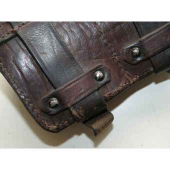 Brown leather WW2 RKKA Mosin rifle pouch.. Espenlaub militaria