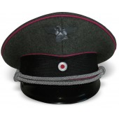 3er Reich Fábrica de protección de la policía Werkschutz Polizei oficiales visera sombrero