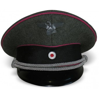 3rd Reich Factory protection police Werkschutz Polizei officers visor hat. Espenlaub militaria