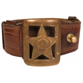 Cinturón del equipo de mando del Ejército Rojo con una estrella