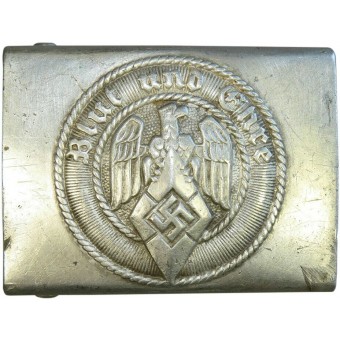 Hitler Youth (Hitlerjugend) aluminum buckle. RZM M 4/38. Espenlaub militaria