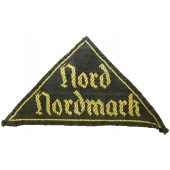 Hitlerjugend sleeve triangle,  HJ Gebietsdreieck 'Nord- Nordmark"