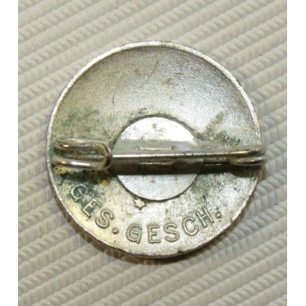 NSDAP Party Badge,  19 mm miniature,  GES.GESCH. Espenlaub militaria