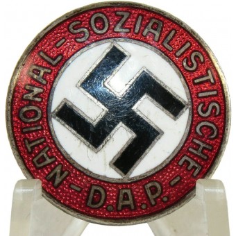 NSDAP Party Badge. M1/37-Julius Bauer. Espenlaub militaria