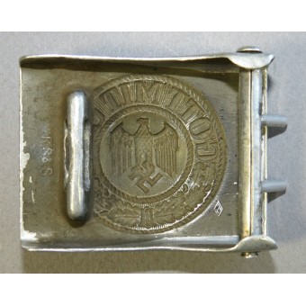 Wehrmacht HEER aluminum buckle. Espenlaub militaria
