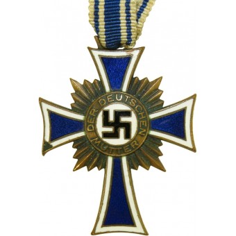 WW2 3rd Reich Mother Cross in bronze. Espenlaub militaria