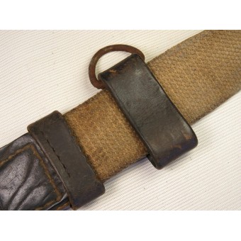 Red Army Semi-surrogate canvas belt M1941. Rare variant.. Espenlaub militaria