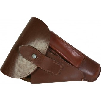 Walther PPK pistol, brown leather holster - mint. Espenlaub militaria