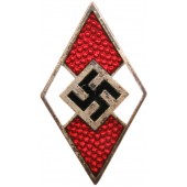 Hitler Youth membership badge M 1/92 RZM, Carl Wild