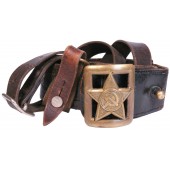 M35 belt for the command staff of the Red Army with a cross strap