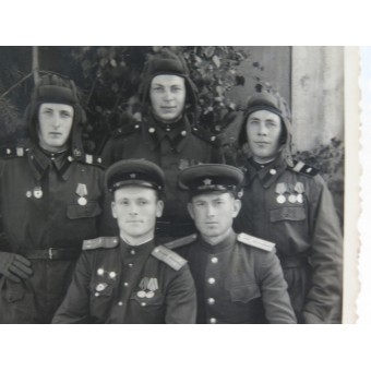 Photo of RKKA tank crew. Espenlaub militaria