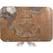 Soviet Navy brass buckle