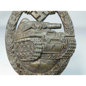 WW2 Panzer Assault Badge in bronze, PAB, Karl Würster.. Espenlaub militaria