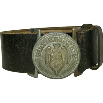 HitlerJugend leader leather belt and buckle.  M 4 /119 RZM