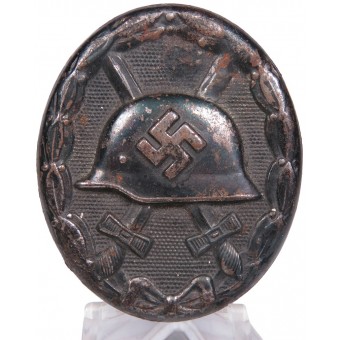 Verwundetenabzeichen 1939 in Schwarz. Steel. Espenlaub militaria