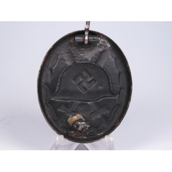 Verwundetenabzeichen 1939 in Schwarz. Steel. Espenlaub militaria