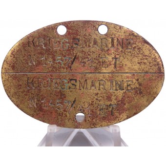 Personal identification disc of the Kriegsmarine. Espenlaub militaria