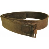 German combat leather belt RB NR 0/0850/0189 marked