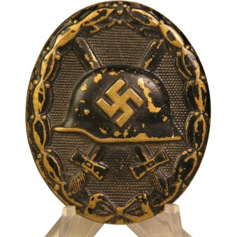 Verwundetenabzeichen 1939 in Schwarz / Black wound badge. Espenlaub militaria