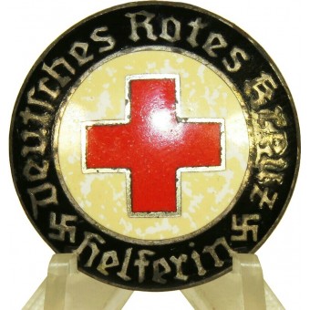 3rd Reich German Red Cross DRK Female Helper’s Service Broche. Espenlaub militaria
