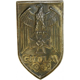 Cholm Shield 1942 - steel. Espenlaub militaria
