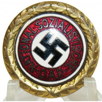 Golden party badge of NSDAP-Goldenes Ehrenzeichen der NSDAP.