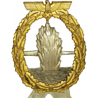 Kriegsmarine/Navy Minesweeper Badge by Wilhelm Deumer/Kriegsabzeichen für Minensuch-, U-Boots-Jagd- and Sicherungsverbände. Espenlaub militaria