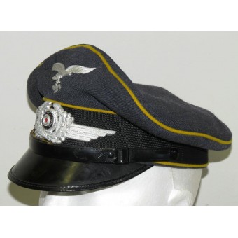 Luftwaffe flying crew or parachutists visor hat. Espenlaub militaria